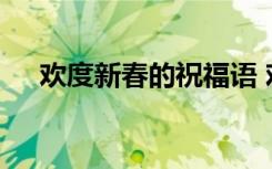 欢度新春的祝福语 欢度新春的好词佳句