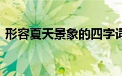 形容夏天景象的四字词语 描写夏天景象成语