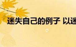 迷失自己的例子 以迷失了自己为题的作文