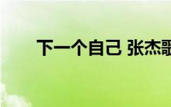 下一个自己 张杰歌曲（下一个自己）
