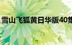 雪山飞狐黄日华版40集（雪山飞狐黄日华版）