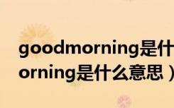 goodmorning是什么意思早上好（goodmorning是什么意思）
