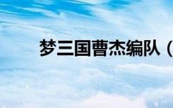 梦三国曹杰编队（梦三国曹彰出装）