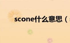 scone什么意思（scent是什么意思）