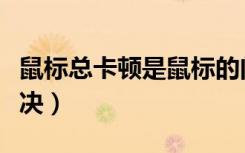 鼠标总卡顿是鼠标的问题吗（鼠标卡顿怎么解决）