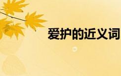 爱护的近义词 爱好的近义词