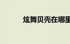 炫舞贝壳在哪里捡（炫舞贝壳）