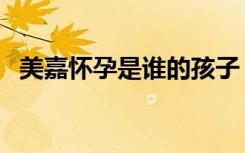 美嘉怀孕是谁的孩子（美嘉的孩子是谁的）