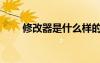 修改器是什么样的（修改器是什么）