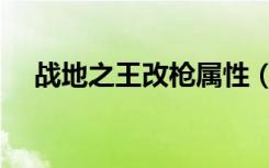 战地之王改枪属性（战地之王刷枪代码）