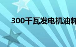 300千瓦发电机油耗（300千瓦发电机）