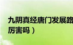 九阴真经唐门发展路线2021（九阴真经唐门厉害吗）