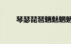 琴瑟琵琶魑魅魍魉对联（琴瑟琵琶）