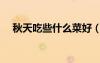 秋天吃些什么菜好（秋天吃什么菜养生）