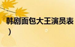 韩剧面包大王演员表（韩剧面包大王剧情介绍）