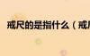 戒尺的是指什么（戒尺的意思是什么意思）