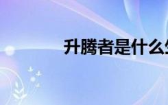 升腾者是什么生物（升腾者）