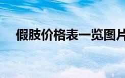 假肢价格表一览图片（假肢价格表一览）
