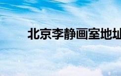 北京李静画室地址（北京李静画室）