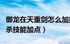 御龙在天重剑怎么加技能点（御龙在天重剑刺杀技能加点）
