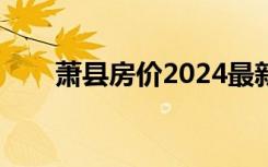 萧县房价2024最新价格（萧县房价）