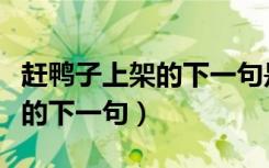 赶鸭子上架的下一句是什么意思（赶鸭子上架的下一句）