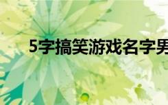 5字搞笑游戏名字男（5字搞笑游戏名）