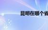 昆明在哪个省（昆明在哪）