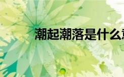 潮起潮落是什么意思（潮起潮落）