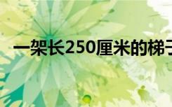 一架长250厘米的梯子（一架云梯长25米）