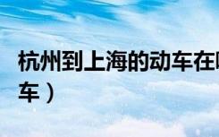 杭州到上海的动车在哪个站（杭州到上海的动车）