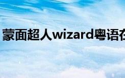蒙面超人wizard粤语在线播放（蒙面超人w）