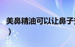 美鼻精油可以让鼻子变挺吗（瘦鼻精油有用吗）