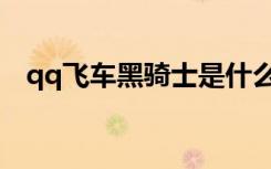 qq飞车黑骑士是什么车（qq飞车黑骑士）