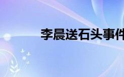 李晨送石头事件（李晨送石头）