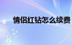 情侣红钻怎么续费（情侣红钻多少钱）