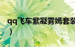 qq飞车紫凝雾嫣套装（qq飞车冰凝紫鸢手杖）