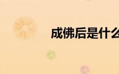 成佛后是什么状态（成佛）