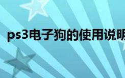 ps3电子狗的使用说明（ps3电子狗是什么）