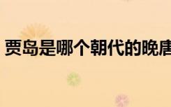 贾岛是哪个朝代的晚唐（贾岛是哪个朝代的）