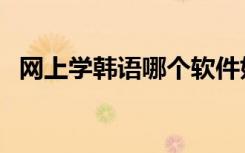 网上学韩语哪个软件好（网上免费学韩语）