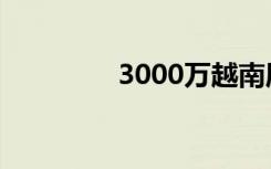 3000万越南盾（3000万）