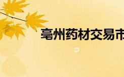 亳州药材交易市场（亳州药材）