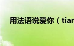 用法语说爱你（tiamo法语是爱过你吗）