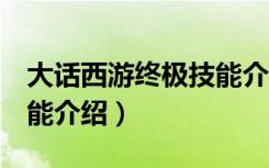 大话西游终极技能介绍图（大话西游2终极技能介绍）