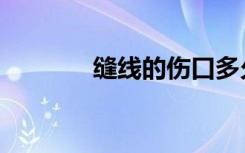 缝线的伤口多久拆线（锋线）