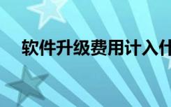 软件升级费用计入什么科目（软件升级）