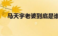 马天宇老婆到底是谁（马天宇老婆是谁）