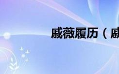 戚薇履历（戚薇个人档案）