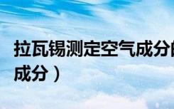 拉瓦锡测定空气成分的实验（拉瓦锡测定空气成分）